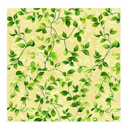 «Botanical Green Botanical Plants III Cottage», reproduction d'art non encadrée