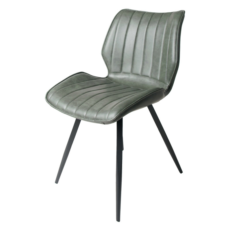 Gutierez Bounceback Dining Chair Vegan Forest Green SET OF 2