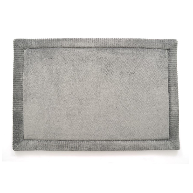 Delagarza Memory Foam Non-Slip Bath Rug, 21" W x 34" L, Tapioca