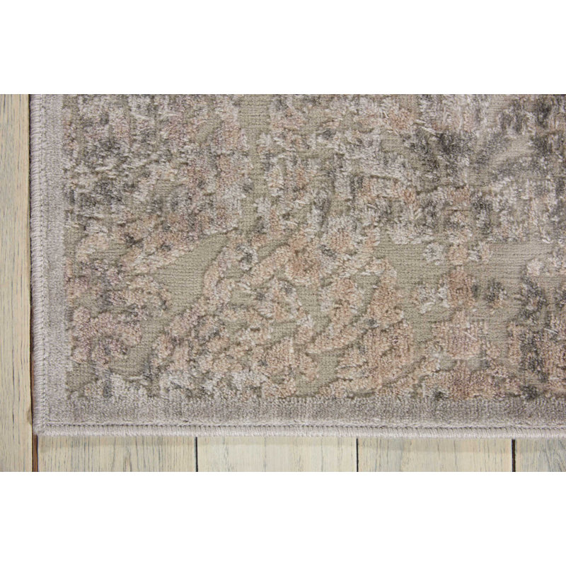 Tapis gris Marty, Tapis de couloir 2 pi 3 po x 8 pi