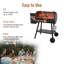 Z GRILLS Barbecue à granules de bois de 567 pieds carrés avec contrôle automatique de la température
