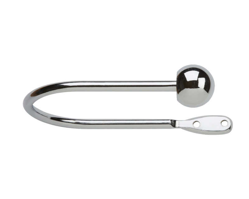 Curtain Holdback, 0.33cm H x 14cm W x 10.70cm D, Chrome