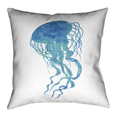 Coussin extérieur aquarelle jellyfish Colgate