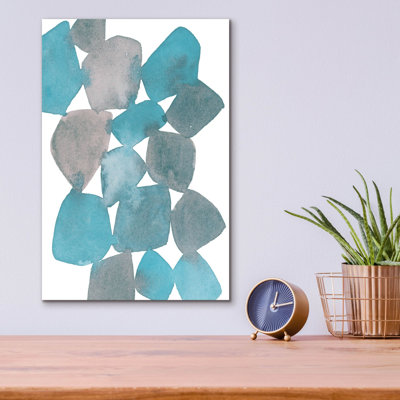«Boho Beautiful 2 Blue» par Moira Hershey, art mural en verre acrylique