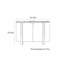 Buffet avec plateau en marbre Modern Luxe