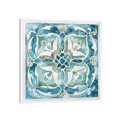 Caribbean Tile III by Nan - Painting on Canvas