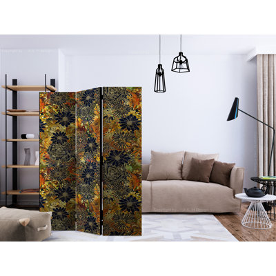 135cm W x 172cm H 3 - Panel One Sided Room Divider Folding Room Divider