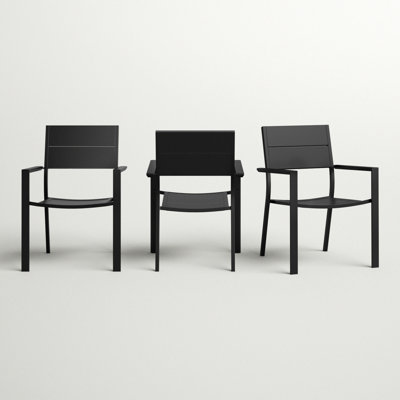 Chaises de patio en aluminium Kaden