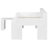 Full Size Wood Loft Bed with Desk and LED, Storage Shelf Loft Bed for Teens, Space-Saving Design-1551742364