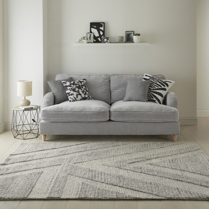 Hardt Geometric Hand Woven Area Rug, Rectangle 120 x 170cm