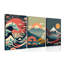 3 Piece Wrapped Canvas Print