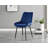 Lenworth Modern Chrome Metal and Glass Dining Table Set with 4 Luxury Velvet Dining Chairs-1656819984