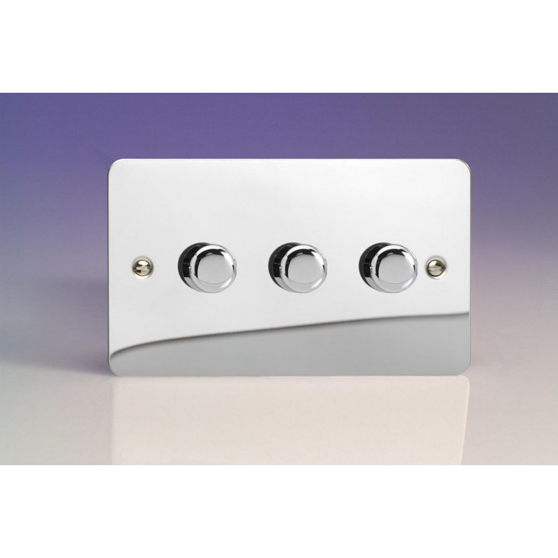 Wall Mounted Dimmer, Polished Chrome