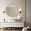 Miroir mural rond en aluminium, miroir circulaire moderne pour meuble-lavabo, entrée, salon-126356013-126561342