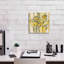 «Mid Mod Yellow» par Silvia Vassileva, art mural sur toile-1162617043