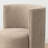 Upholstered Barrel Back Dining Chairs with Hidden Casters-512071402