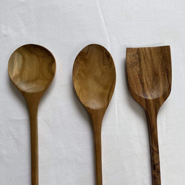 OXO Good Grips 3-Piece Wooden Spoon Set,Brown