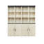 Bibliothèques modulaires avec rangement, armoire en MDF blanc pour la maison