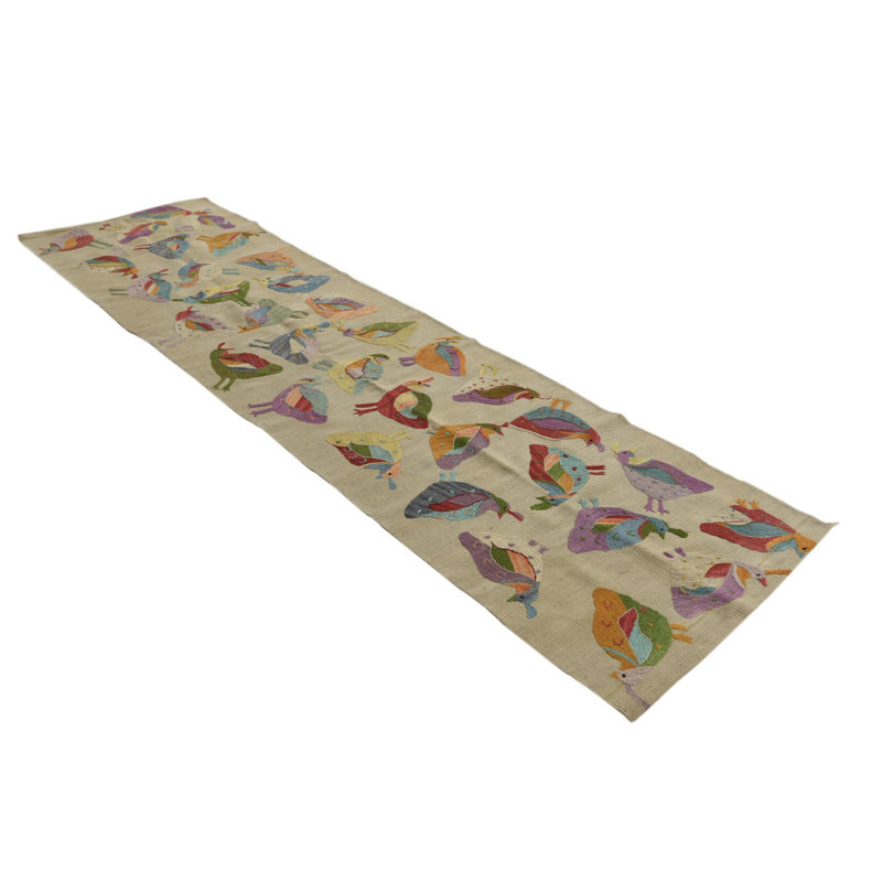 9 Ft Runner Perry Ivory Rug