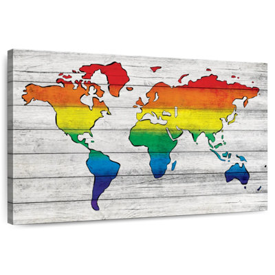 Carte du monde Aliaz Pride