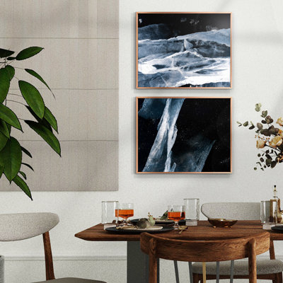 2 Piece Matte Gallery Wall Frame Set, Multi Photo Frames Collage, for Wall or Table Top Display