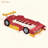 Race Car-Shaped Platform Bed With Wheels-2096486101