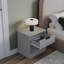 Siek 45cm W Metal Bedside Table-1192512822