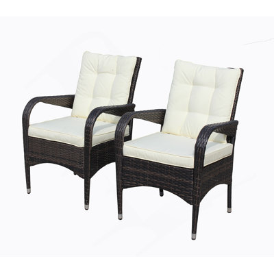 2-Piece Liberatore Dining Chairs With Cushions