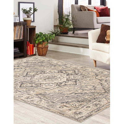 Tapis gris Bertolino