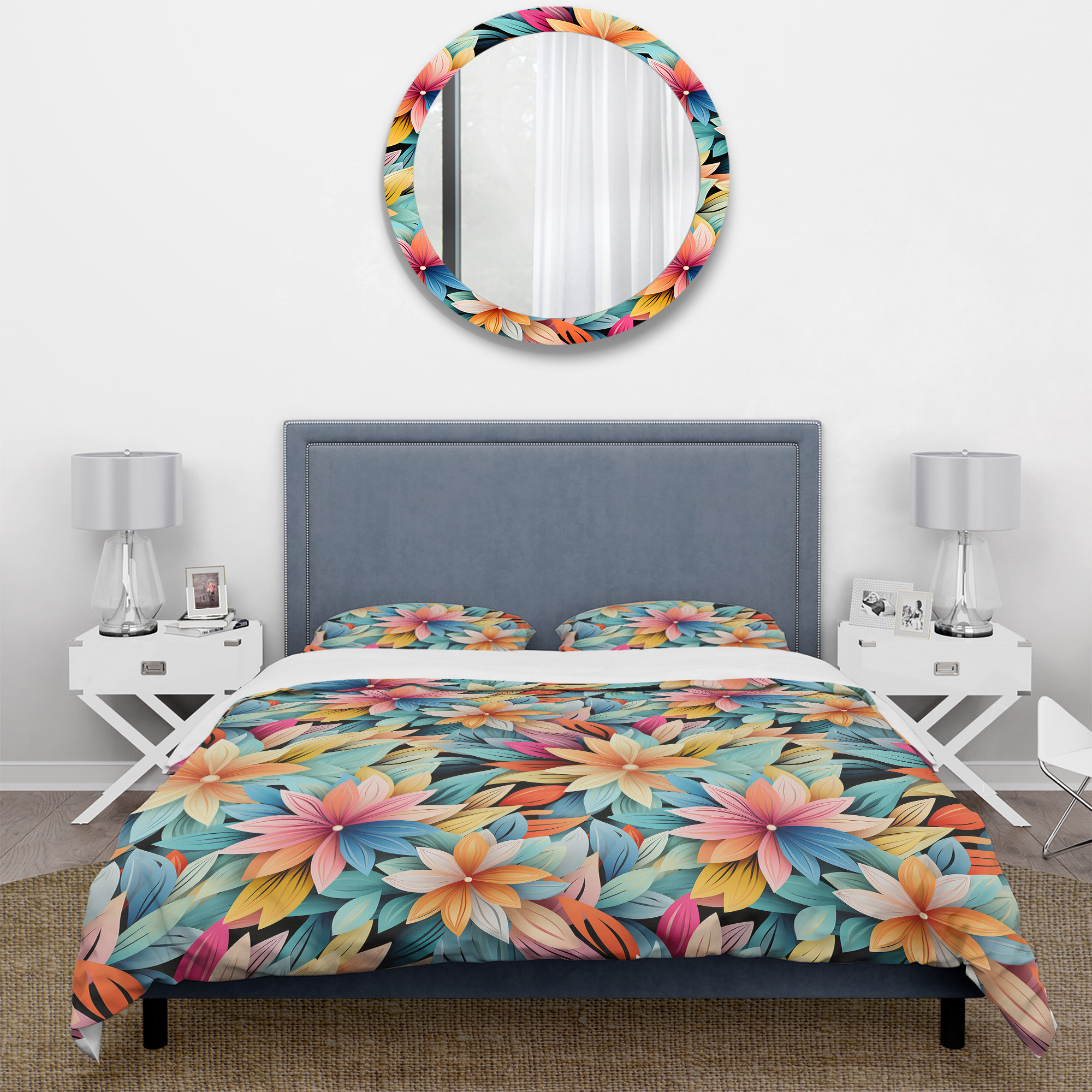 Boho Garden Mandala WJ0906017CL Duvet Cover Set