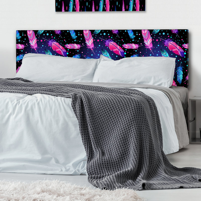Bacilio Upholstered Panel Headboard, Queen