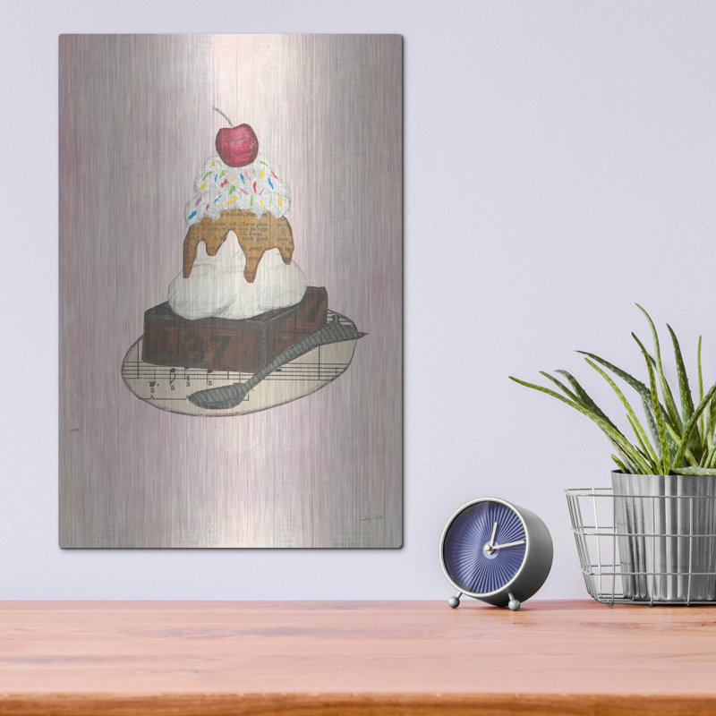 «Sundae Delight IV» par Courtney Prahl, H 16 po x l 12 po