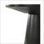 Ensemble de tables basses 3 pièces Jasper en ébène noir avec base à piédestal - Salon polyvalent et amp; Utilisation du vestibule