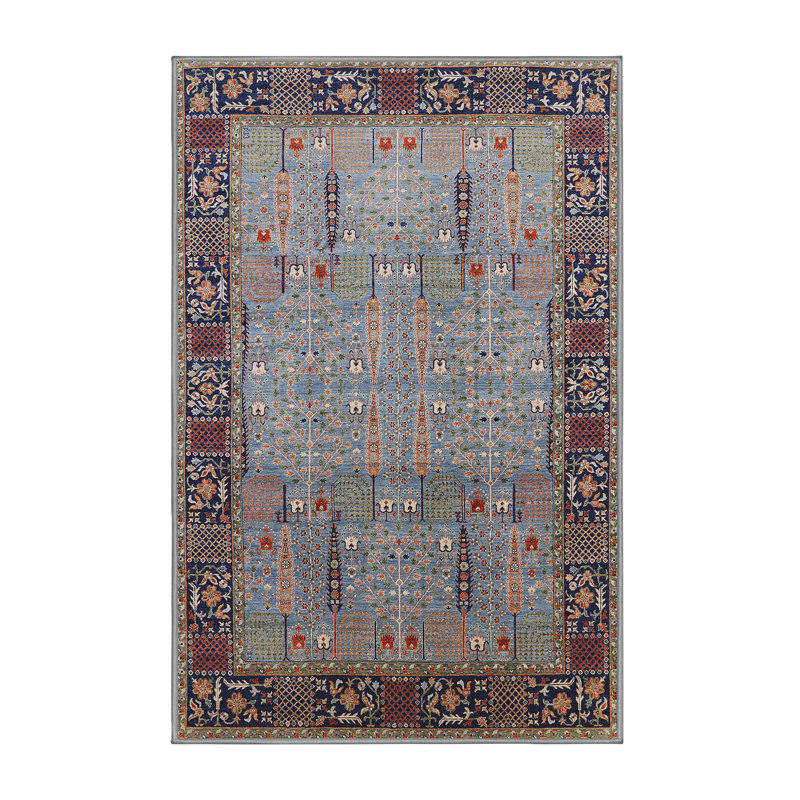 Gilleasbuig Oriental Indoor Rug, Rectangle 5' x 7'