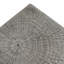 Table d'appoint grise polyvalente, 31,75 cm x 46,32 cm, oxyde de magnésium, livrée montée, style minimaliste pour chambre ou bureau, intérieur/extérieur, peinte à la main