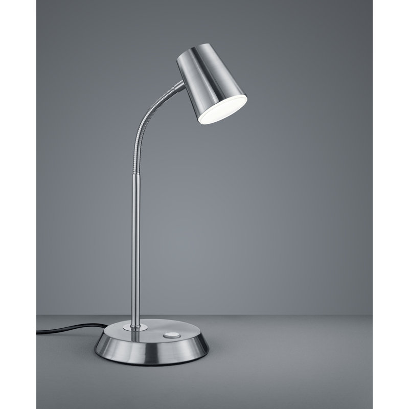 Nbad Adjustable Metal Desk Lamp, Nickel Matt