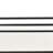 Shaya Rectangular Tray, Gallery Frame w Rails, Glass, Black Metal 16 Inch
