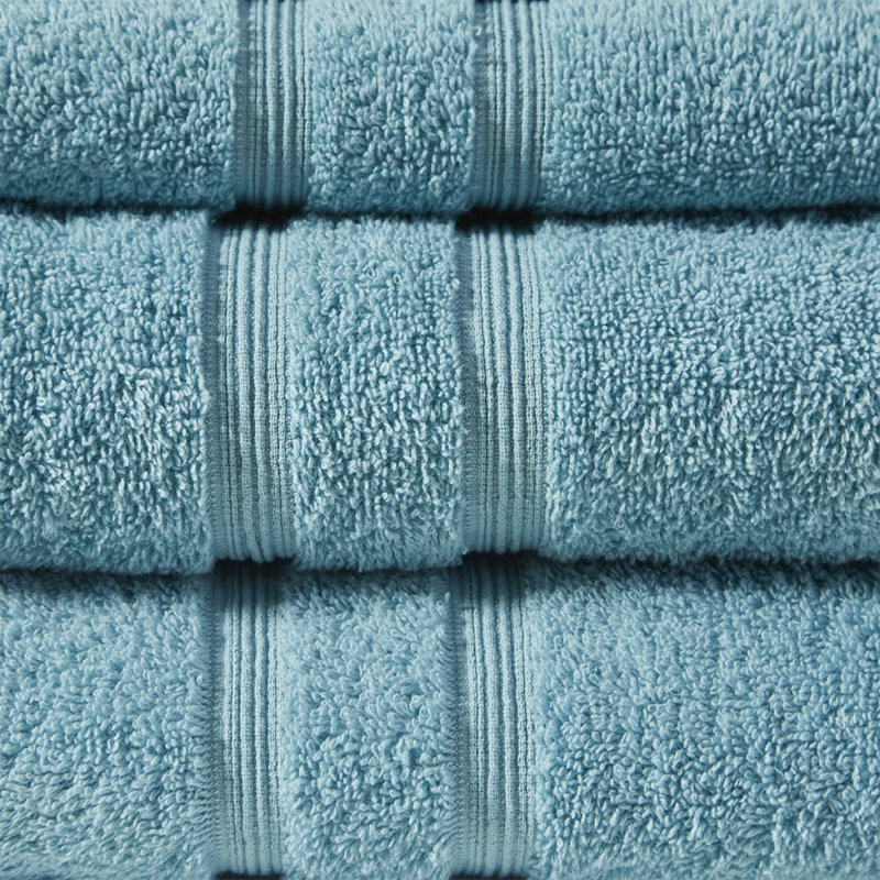 100% Turkish Cotton 6 Piece Towel Set, Aqua