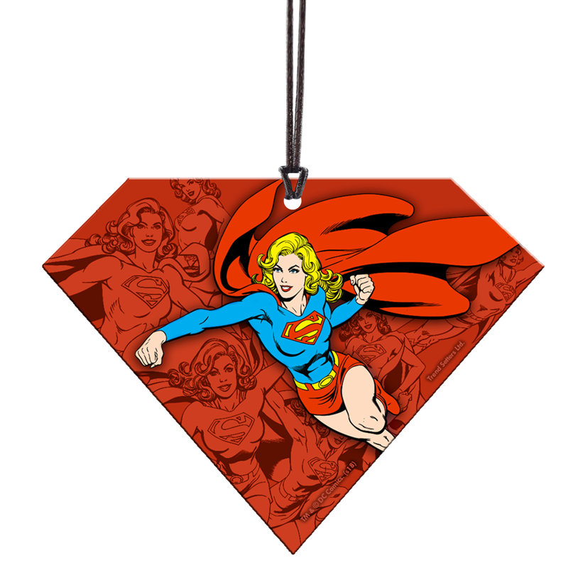 DC Comics Super Girl Kara Danvers Hanging Acrylic Shaped Decoration