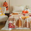 Plaid doux double face à motifs de citrouilles pour canapé-lit, décoration d'automne et d'Halloween