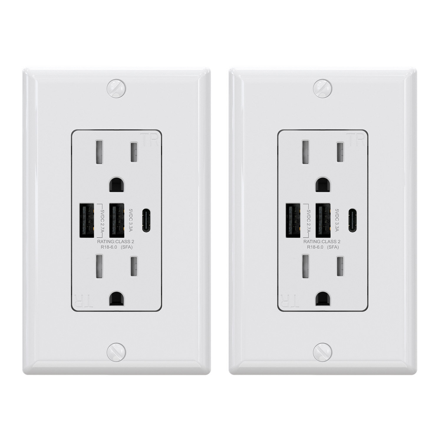 ELEGRP USB Charger Wall Outlet - Wayfair Canada