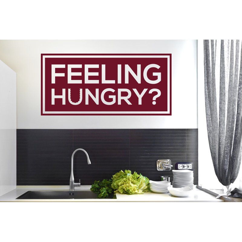 Non-Wall Damaging Wall Decal, Burgundy, Medium
