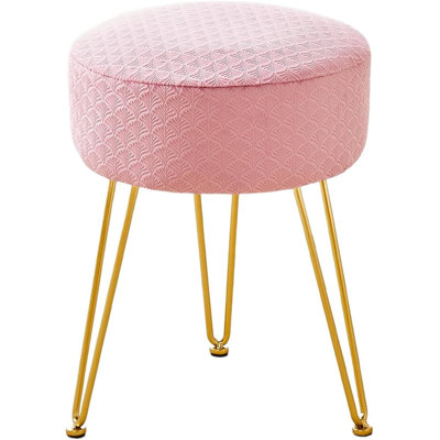 Tabouret de coiffeuse avec pieds en métal