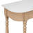 Pinewood Table With Drawer And Open Shelf