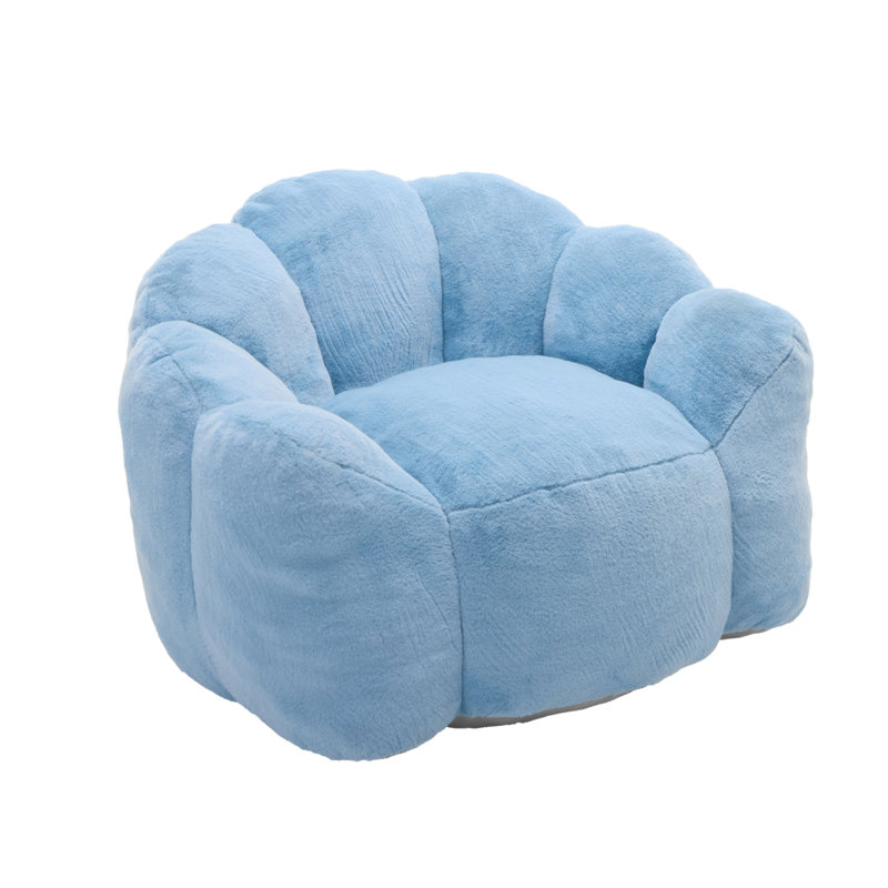 Lotus type compression sofa Adult bean bag sofa with pull ring can be easily moved without installation Suitable for various environments such as living room, bedroom, etc. Relax and enjoy life