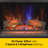 duraflame® Electric Fireplace TV Stand with Modern LED Lights and Storage, Black