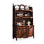 Buffet brun massif et bois manufacturé-1659387714