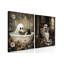 2 Piece Wrapped Canvas Wall Art