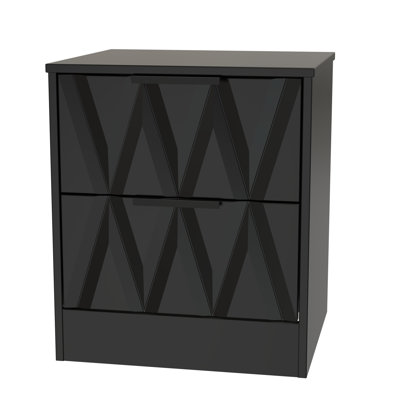 Las Vegas 45cm W Manufactured Wood Bedside Table