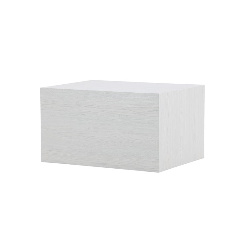 Merrik Block Coffee Table, Whitewash 